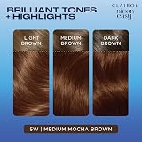 Nne Clairol nice-n-easy colore dei capelli, 5 W Medium Mocha Brown