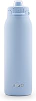 Vista 33 de Ello - Botella de agua Pop & Fill, acero inoxidable, tecnología llenado rápido, metal con aislamiento al vacío de doble pared, tapa antifugas, sin