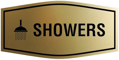 Miniatura 10 de Fancy Showers Sign (Negro) - Pequeño