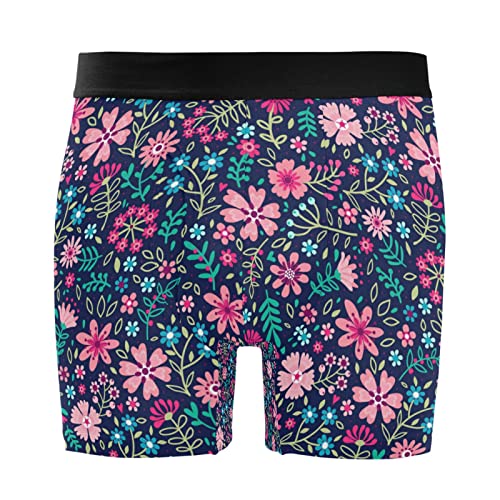 Bóxer para hombre calzoncillos elásticos pack de 2 ropa interior ultrasuave margarita floral