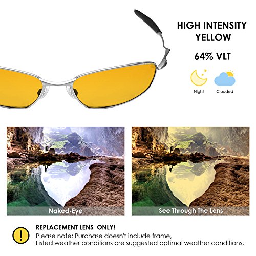 Image of BLAZERBUCK Anti-salt Polarized Replacement Lenses & Sock Kit for Oakley Whisker OO4141 Sunglass