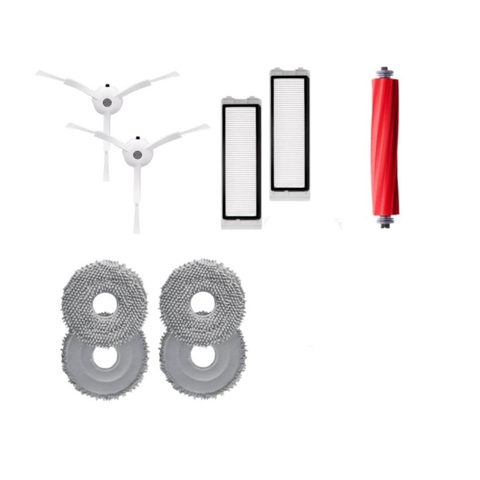 Compatible con Roborock, Accesorios Q Revo, Filtro, Cepillo Principal Lateral, Bolsa for Polvo for Fregona, Compatible con Roborock, Repuestos De Aspiradora Qrevo 2R3W(Set c)