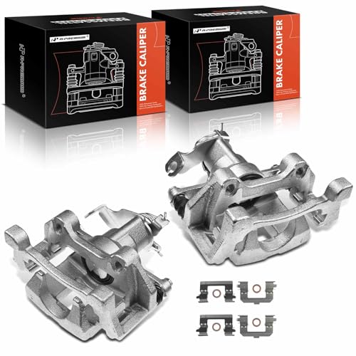 A-premium Brake Caliper Assembly with Bracket Compatible with Ford Mustang 2015-2020 Rear Side 2-PC Set
