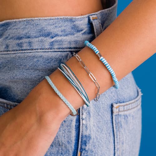 Pura Vida Bracelet Santorini Bracelet Stack, 4 Stackable Bracelets for Women3