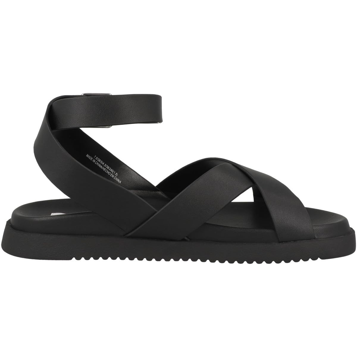 Steve Madden Sandalias de piel Myrrine negro