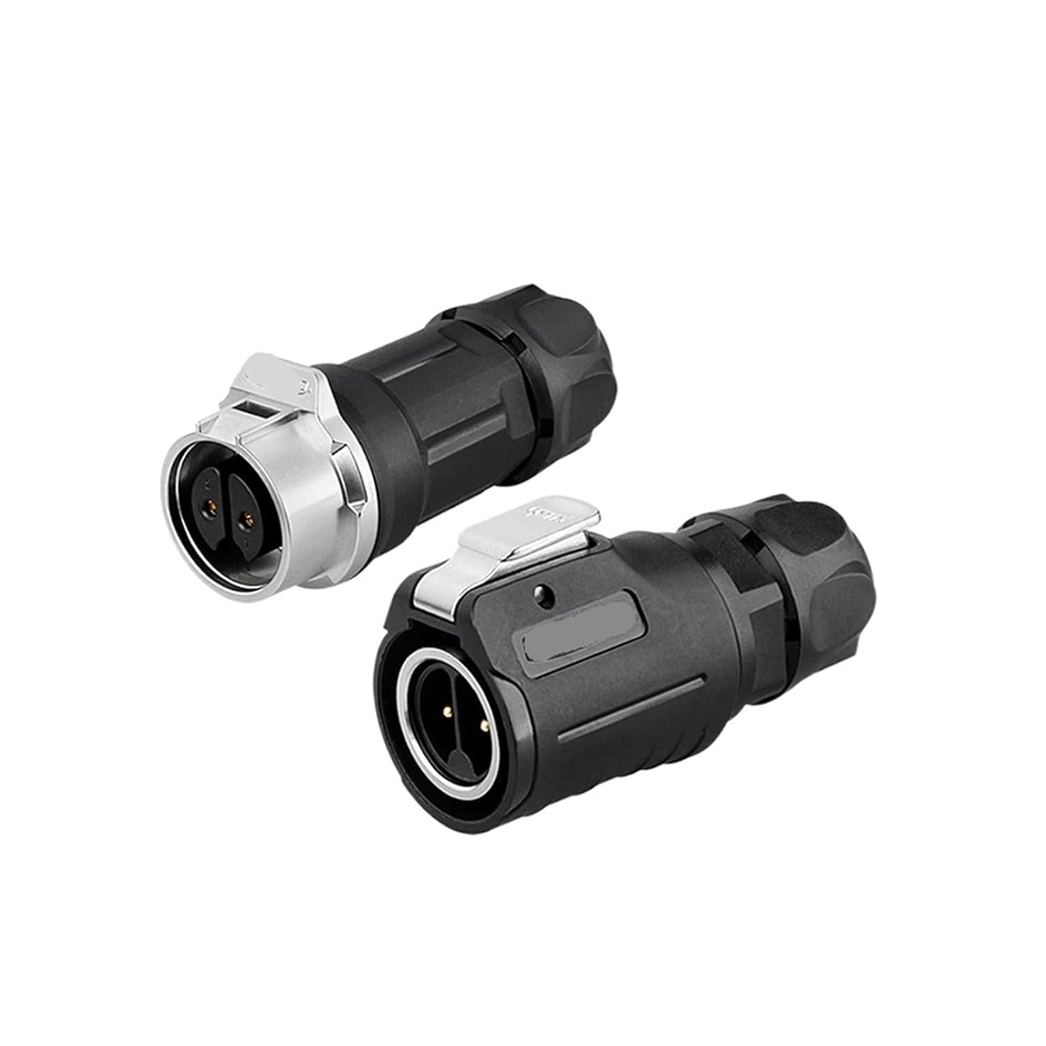 LP16 Plastic M16 Industrial 2 Pin Aviation Wire Power Connector Male Female Socket Plug for LED Drone Radio(Female Plug Set2)