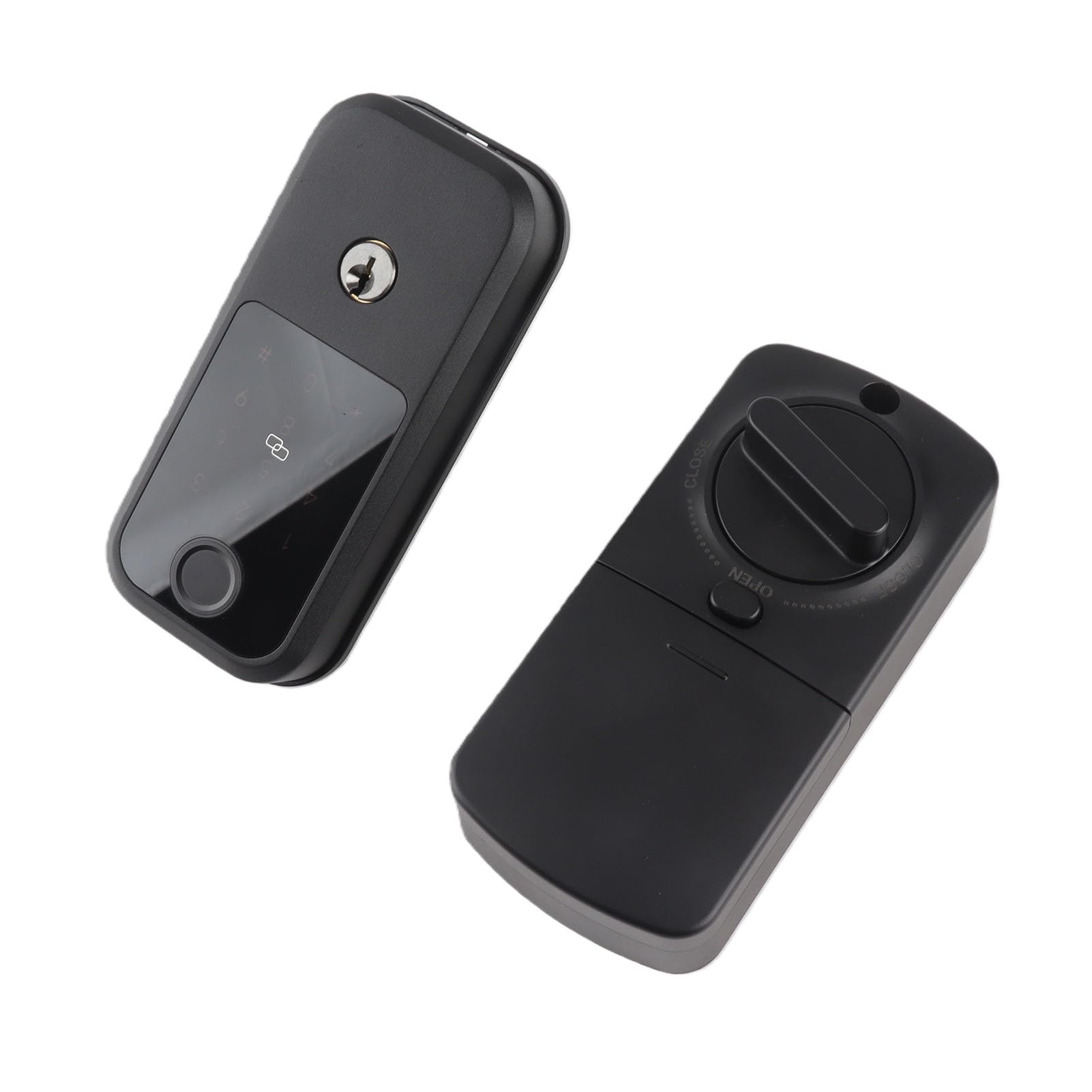 Cerradura de Puerta Inteligente Electrónica, Entrada sin Llave con Huella Dactilar, Aplicación Bluetooth con Construcción de Aleación de Zinc para Seguridad del Hogar