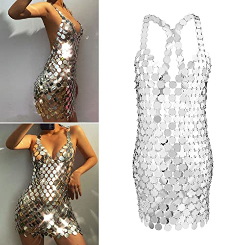 2 unidades Metal Delicate Accessorices Moda Biquíni Suave Presentes Lantejoulas Body Corrente para B