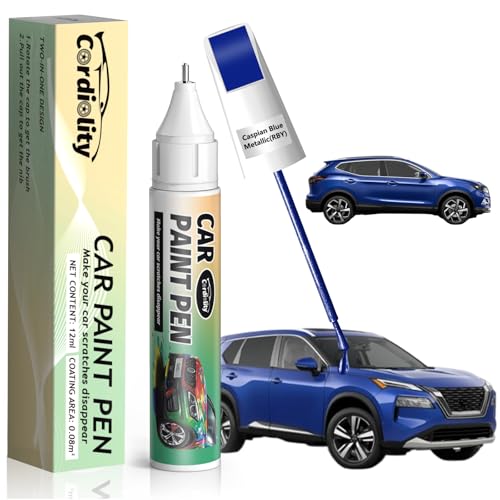 Image of RBY Caspian Blue Metallic Touch Up Paint for Nissan, Color Accurate Car Paint Scratch Repair Pen, Quick & Easy Fix Automotive Chips and Nicks