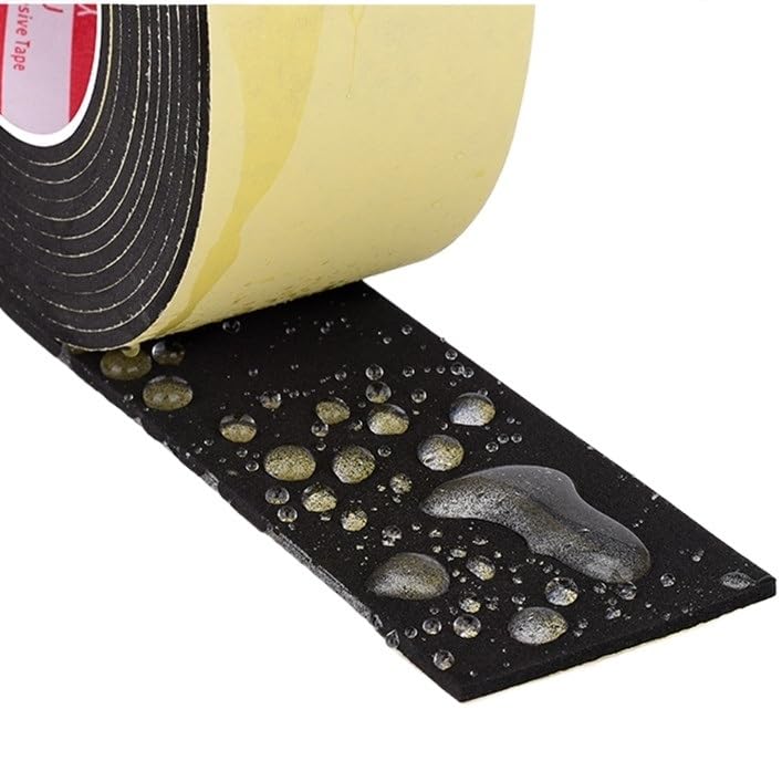 Bande mousse EVA autocollante noire 15mm isolation phonique joint porte et fenêtre
