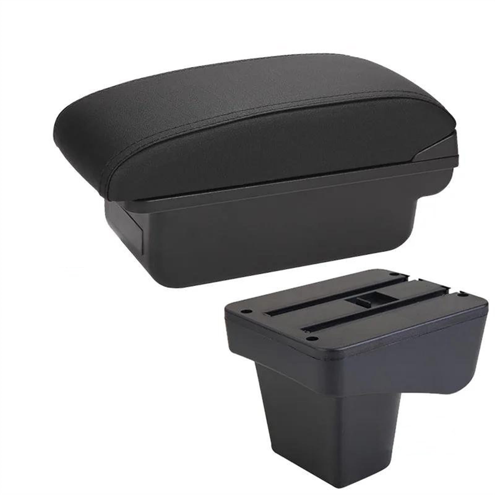 NMJLQW Storage Rack Car Center Console Storage Box Multifunctional Armrest Storage Box Interior Accessories For Suzuki For Vitara(C2 Black line NO USB)