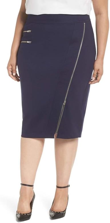 plus size skirted peacoat