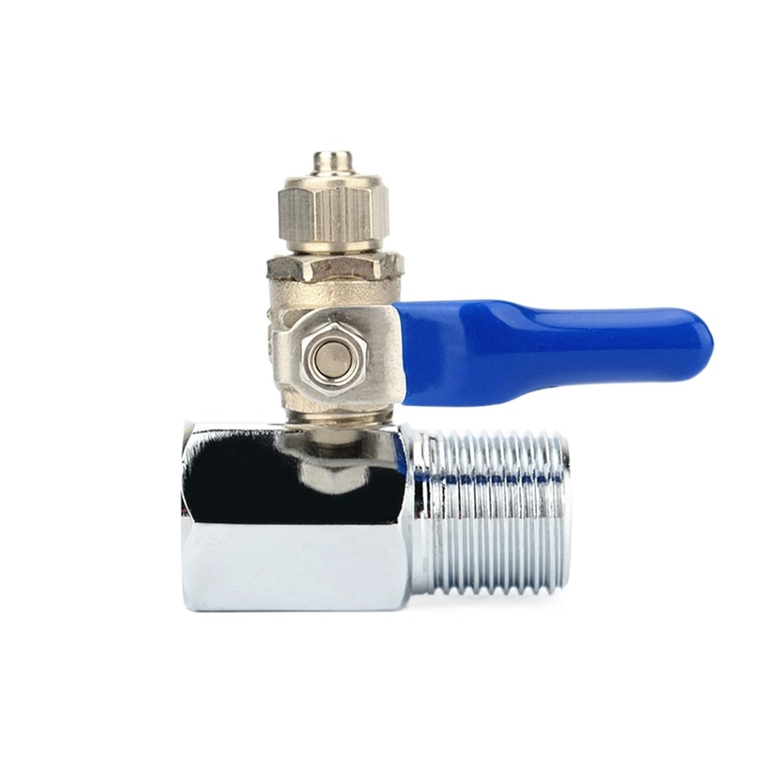 Repuesto de tubo de 1/2" a 1/4" con válvula de bola para evitar cortes de agua en casa