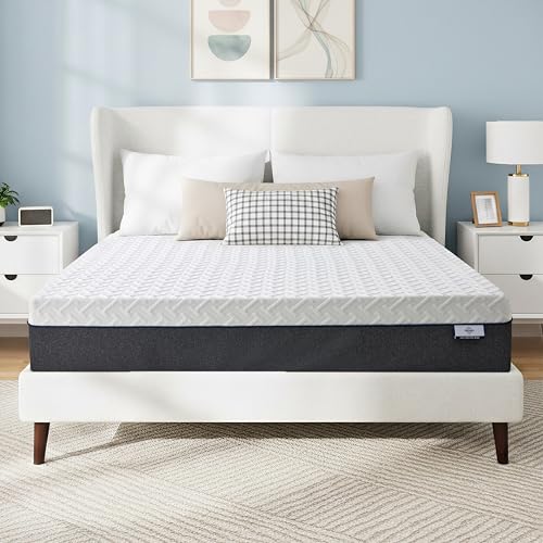 Gel Memory Foam King Mattress In A Box, Medium Plush Support