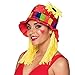 Produktbild Boland 01213 - Hut Clara mit Sonnenblume und Glitzer-Pailletten, Karneval, Halloween, Fasching, Mottoparty