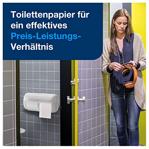 Tork 110782 extra weiches Kleinrollen Toilettenpapier in Advanced Qualität für Tork T4 Toilettenpapier Kleinrollensysteme / 3-lagiges WC-Papier extra weich und reißfest, 30er Pack (30 x 250 Blatt)