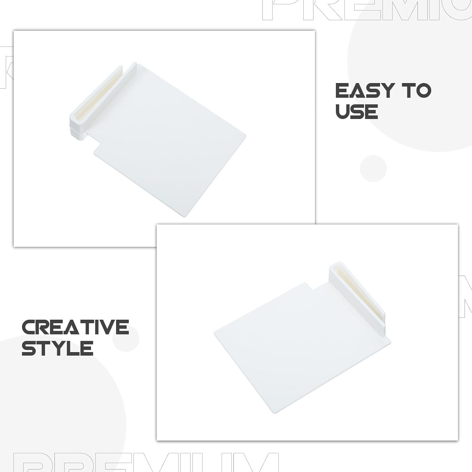 Trading Card Dividers for Sports Cards, 10 Pack White ABS Clips