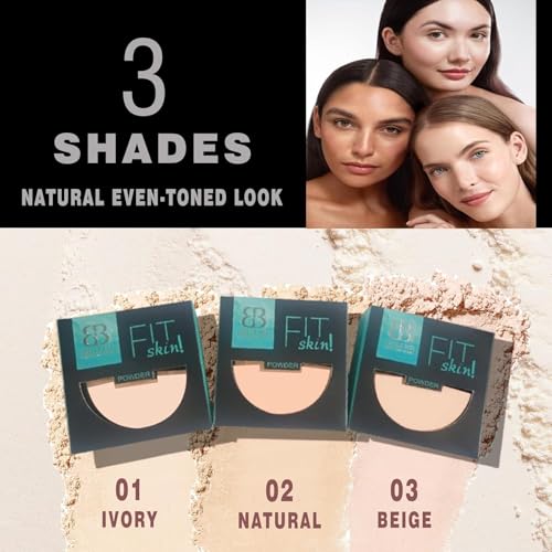 Image of Fit Me 2-in-1 Natural Beige Matte Compact Powder, 12 Hour Oil Control, Sun Protection for Oily Skin, 20g (Natural)