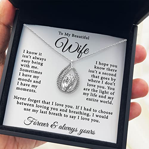 TRYNDI Necklace Gifts for Wife from Husband - Wife Christmas Gifts Ideas, Gift for Wife Anniversary Birthday Gift Ideas, Gift for Wife, Christmas, Valentines, Wedding Anniversary Romantic Gifts for Her - Image 3