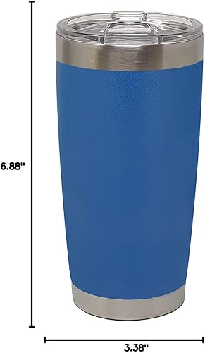 Vista 14 de LaserGram 20oz Vacuum Insulated Tumbler Mug, Paramedic, Personalized Engraving Included (Coral)