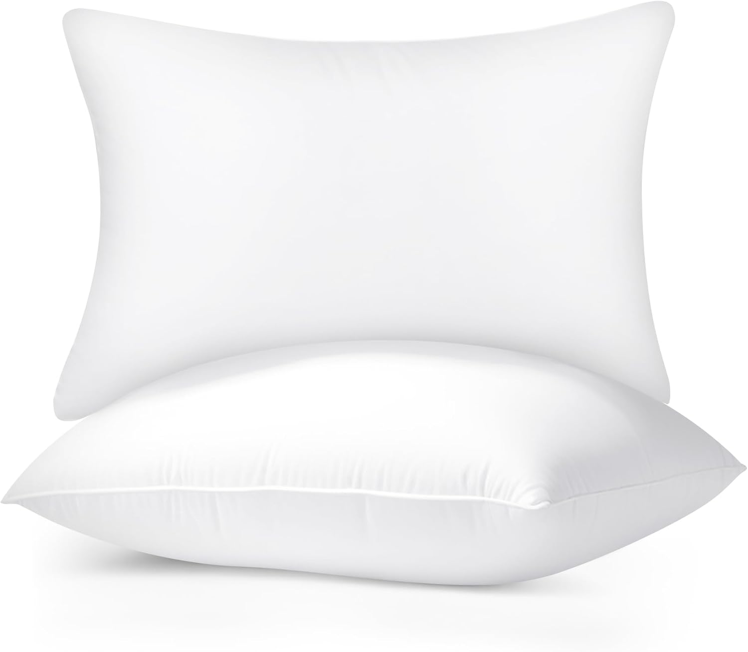 2-Pack Bed Pillows Soft & Supportive Down Alternative Pillows for Sleeping Hypoallergenic Pillow Inserts for Side/Back/Stomach Sleepers Machine Washable (20''×26'')