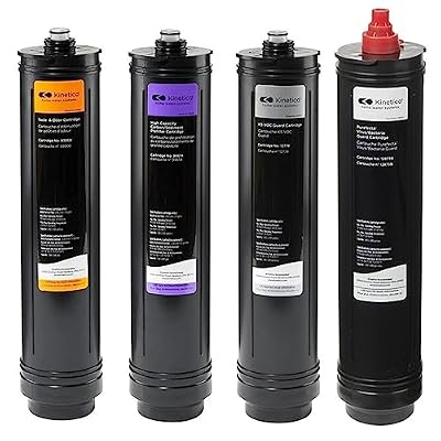 Set of 4 filters for Kinetico K5 Pure Ultra (Part No. 9461 PURPLE, 9306 ORANGE, 12778 SILVER & 12873 WHITE)