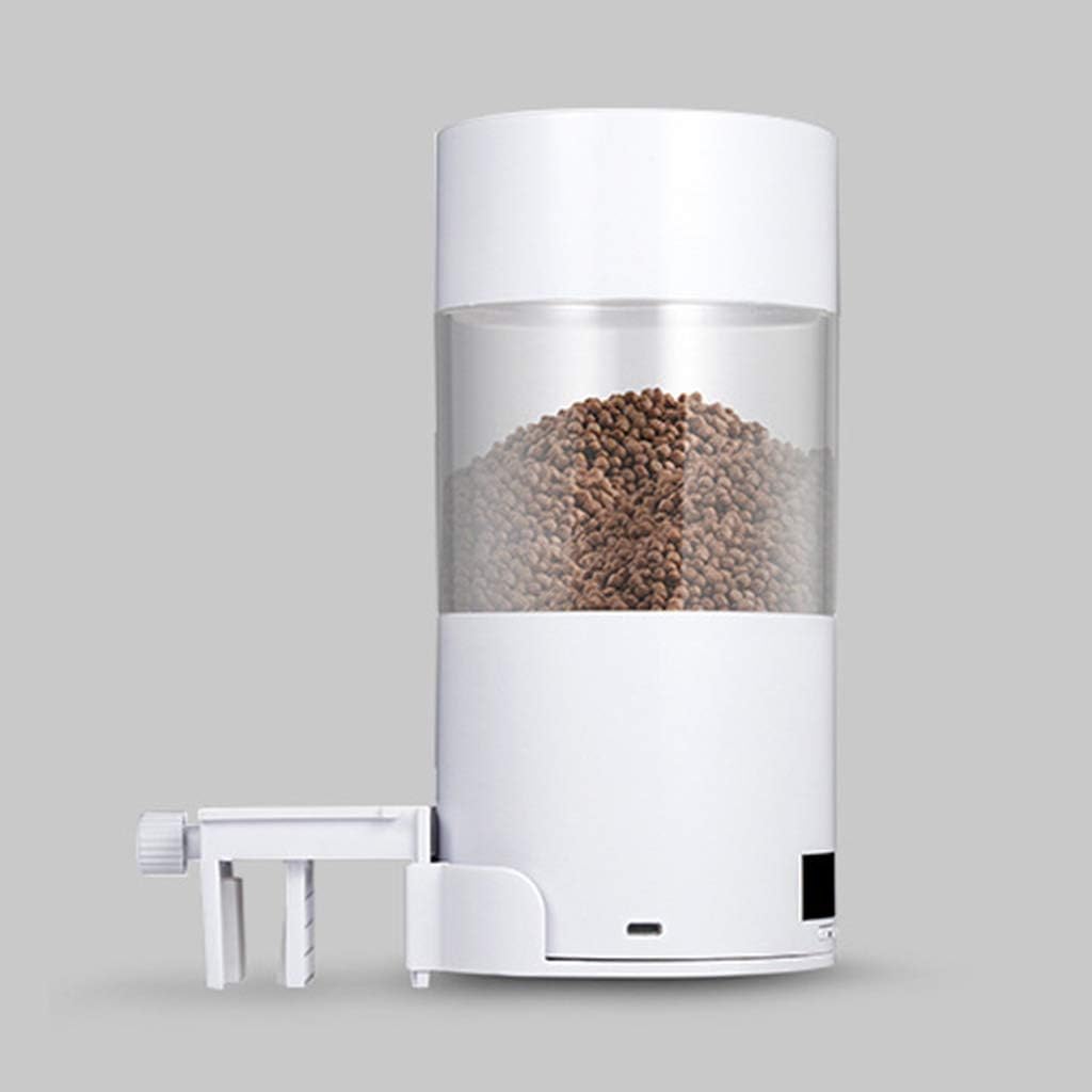 Automatic Fish Feeder Battery/USB Charging Aquarium Food Dispenser 17oz Large Capacity for Vacation Weekend Holiday
