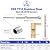 CKE 50 Pack Hand Swage Threaded Stud Tension End Fitting Terminal for 1/8" Cable Railing Kit,T316 Stainless Steel (6" Long for 2x2 to 4x4 Deck Wood Metal Posts)