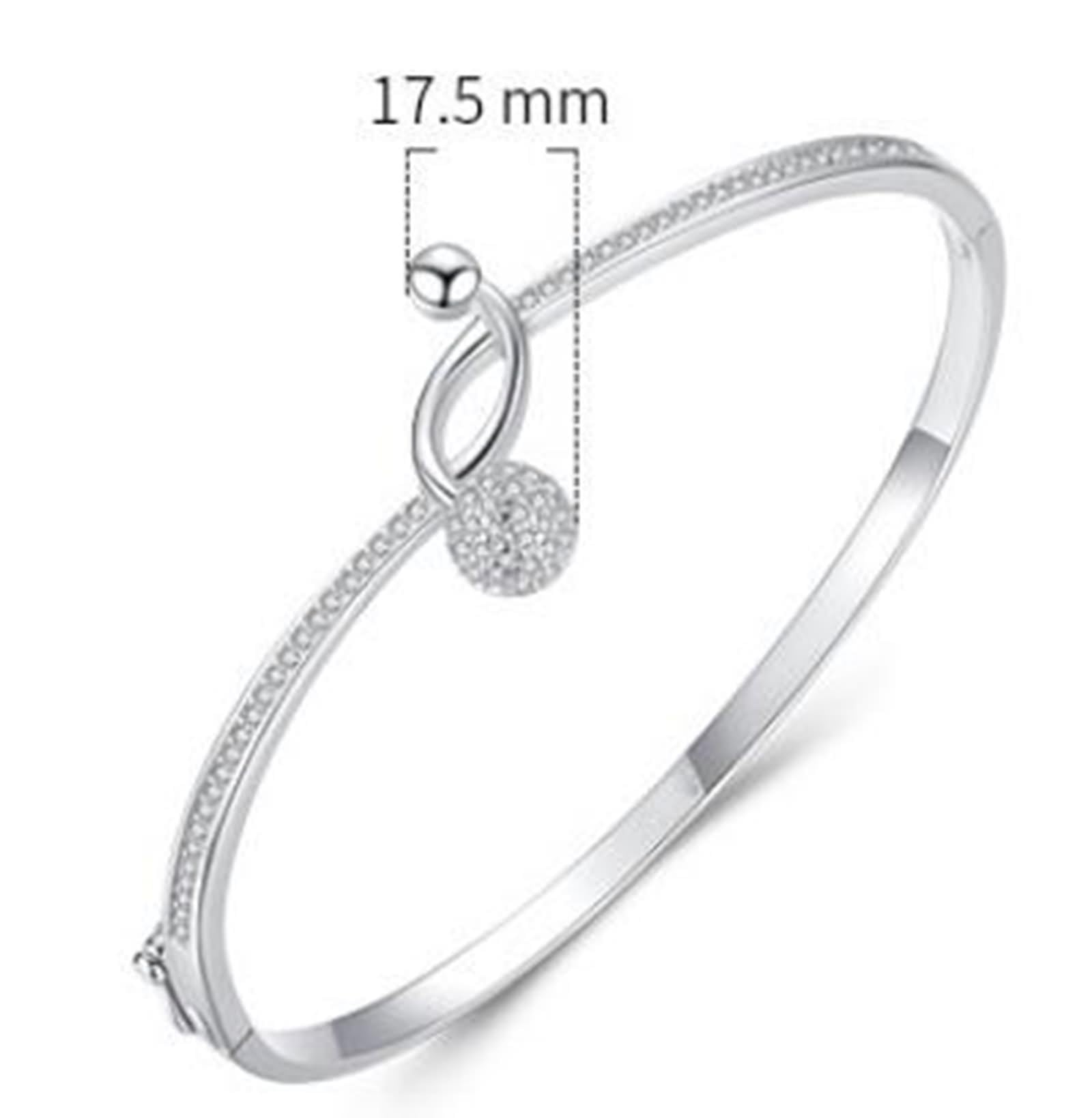 Bracciale da donna, bracciale da donna Boho Ball con moissanite gioielli da donna