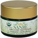 SanRe Organic Skinfood - Supple Sunshine - 100% USDA Organic Rosemary and Lavender Day Cream - No SPF