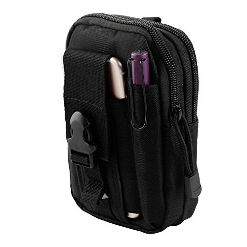 Long Keeper Tactical MOLLE Waist Pouch - EDC Belt Bag For Hiking, Cycling, Motorcycle, Outdoor Sports