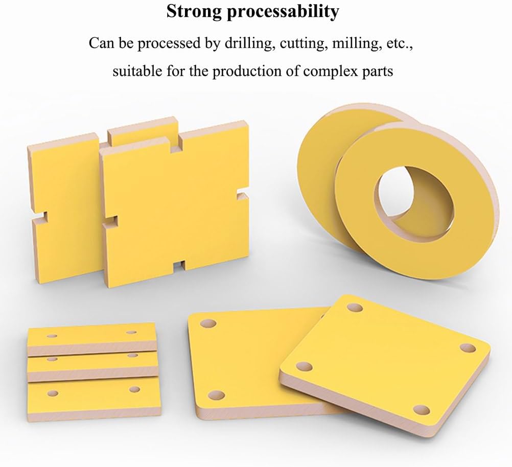 3240 Epoxy Board Epoxy Plate FR4 Epoxy Sheet Resin Fiberglass Plate Insulating Plate for Industrial, Construction and DIY Projects,500×500×15mm