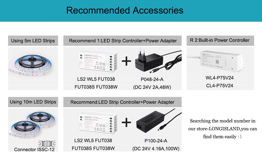 LGIDTECH LSL4N01N Miboxer 5050 4 en 1 SMD RGB+WW Luz de tira de LED blanca cálida DC 24V, 16 pies = 5 metros 300LED, tablero desnudo no impermeable IP20