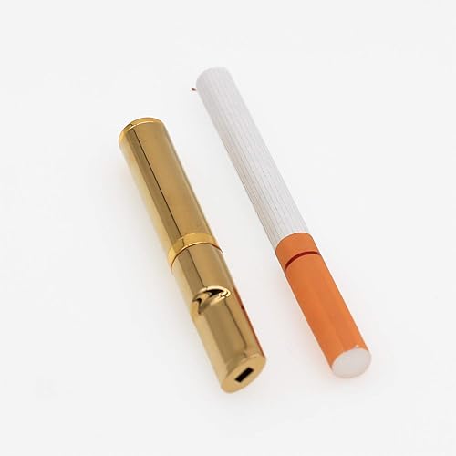 Miniatura 6 de Soporte de metal para cigarrillos con filtro reutilizable que reduce el humo del alquitrán, boquilla para tamaño King y 100