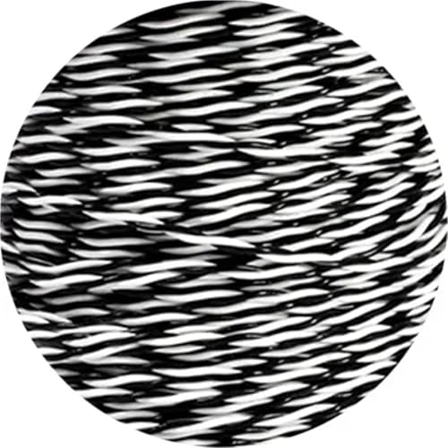 Image of 1~20m AFS200 PTFE Wire 2pins 26~22 /20 /18 /17 /15 /13AWG FEP Twisted Pair Tinned Copper High Temperature Electronic Cable(Black White,20M 18AWG (0.75MM2))