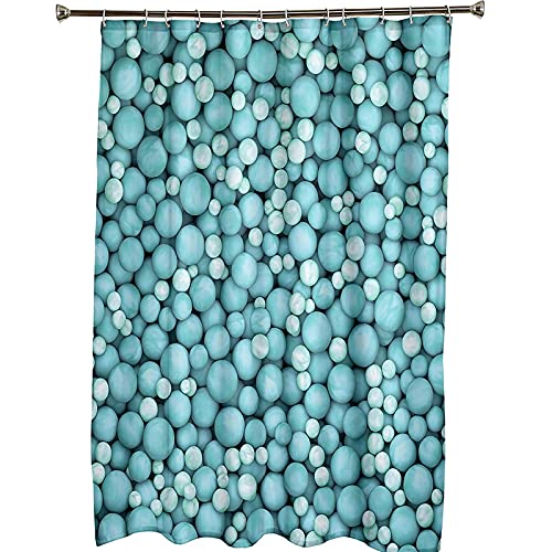 Rideau de douche anti moisissure imperméable vert 180x200 - 6