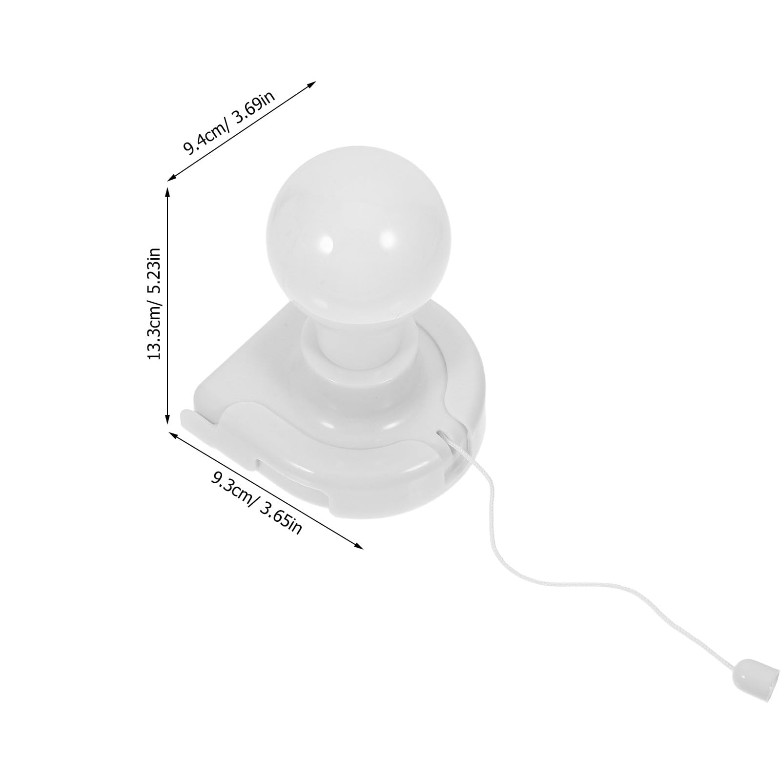 2 luces nocturnas a pilas con cable inalámbrico, bombilla LED portátil de mano para dormitorio, mesita de noche, armario, hogar, uso de emergencia.