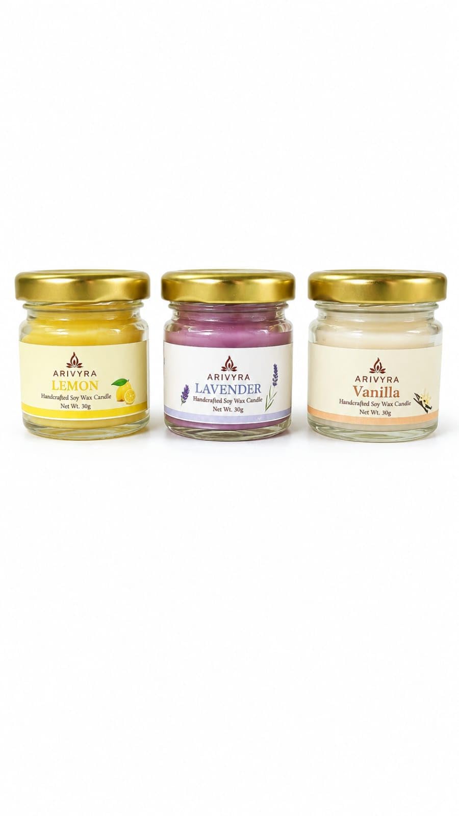 Mini Jar Scented Candles Gift Set | Scented Candle Set | Highly Fragranced Candles Pack of 3 Mini Jars-image-13