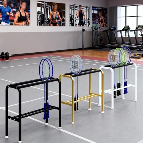 Soporte de bádminton para gimnasio y club con protección de esponja integrada 8