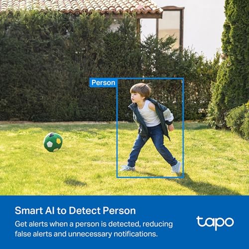 Tapo C410 (2-Pack) 2K Battery Powered Security Camera Outdoor Wireless, Colour Night Vision, Indoor CCTV Camera with No Monthly Fee, AI Detection, IP65 Weatherproof, Works with Alexa & Google - Image 6