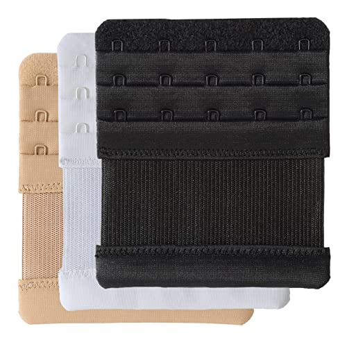 Extensor de sujetador 5 gancho Mujer Extensores de correa de sujetador, 3 Piezas