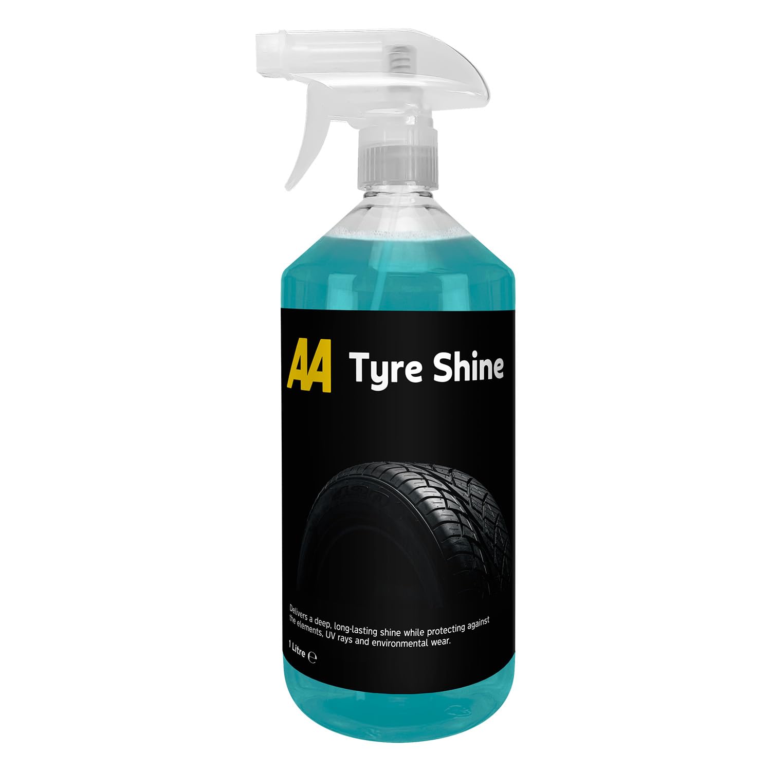 AA Tyre Shine 1 Litre, High Performance Formula, Deep Shine, UV Protection