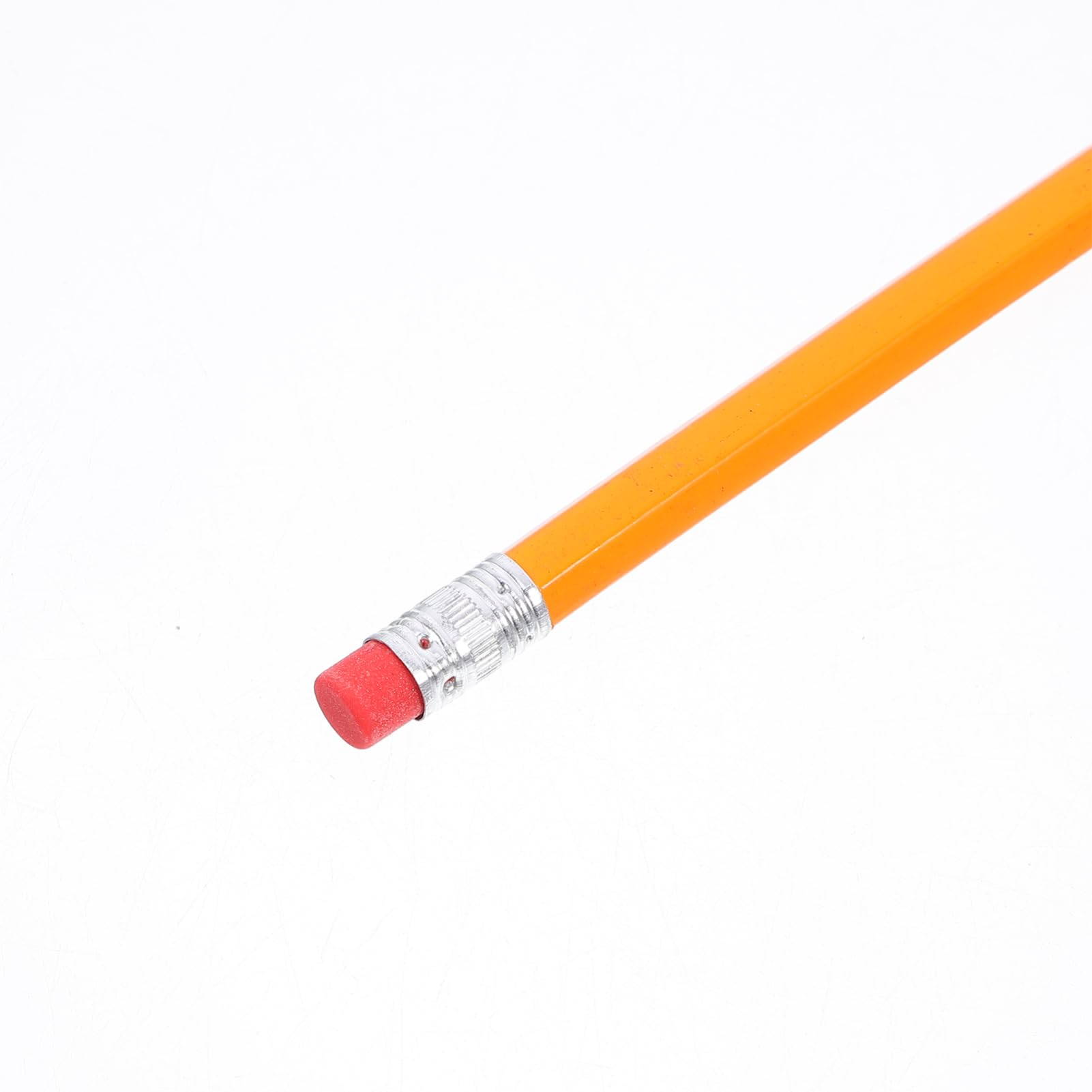 SHINEOFI 100piezas Lápiz Borrador de Madera Sencillo Lápices Largos de Escritura Multifunción Material Escolar para Uso Clase y Oficina