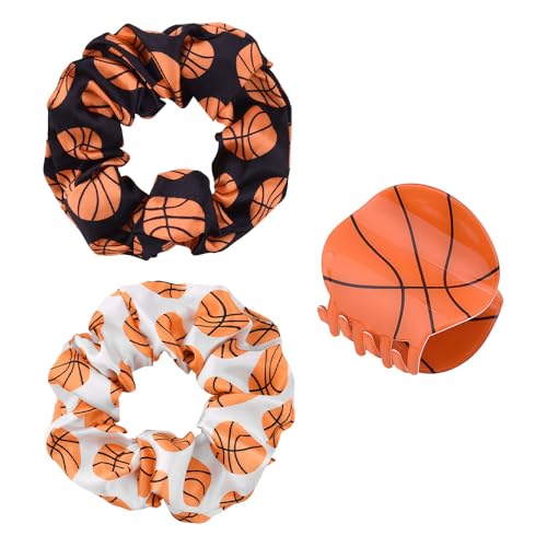 Basketball Hair Claw Clip for Women Girls Sports Barrettes for Thick Thin Hair Pins Claws Basketball Hair Ties Accessories for Player Lover Christmas Gifts for Women Girls Game Day Hair Pins Clips