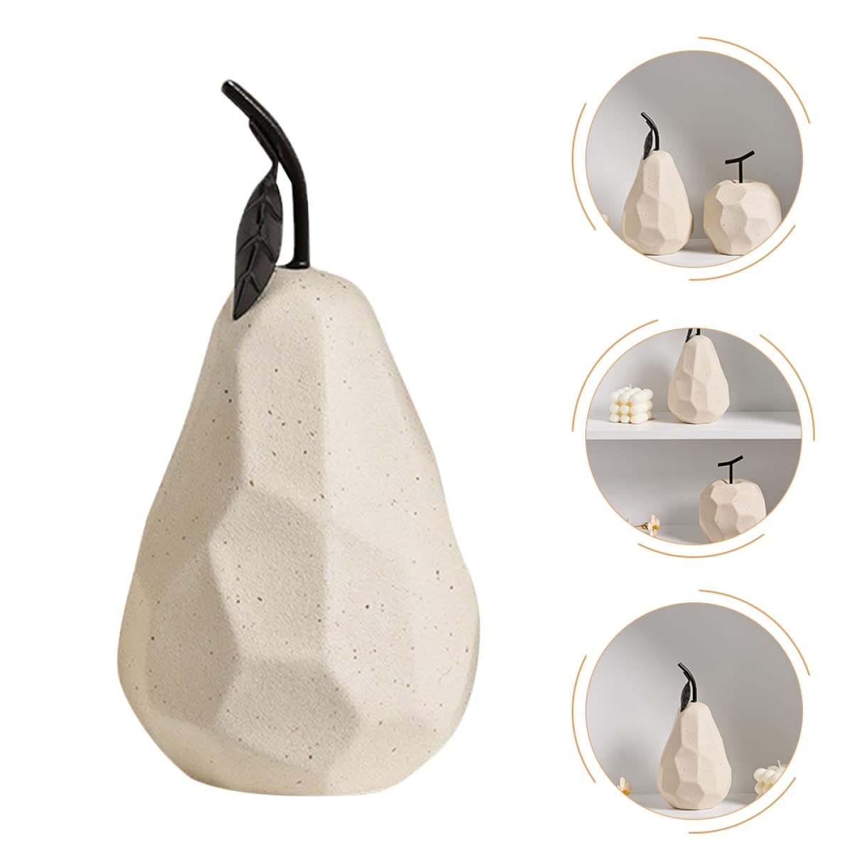 LIFKOME 1 Pc Adornos Decoraciones De Mesa De Centro De Mesa Peras Decoración De La Boda Decoraciones De Mesa De Boda Decoraciones para Salas De Casa Falso Decoración China Cerámica Mostrar