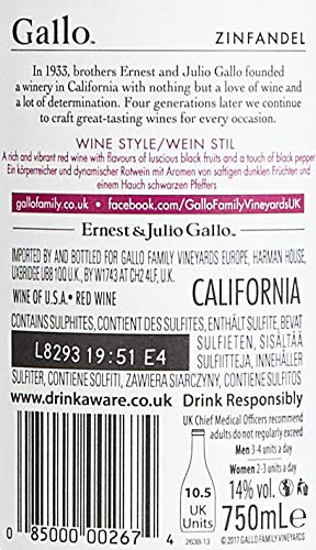 Gallo Family Vineyards Zinfandel (6 x 0.75 l)