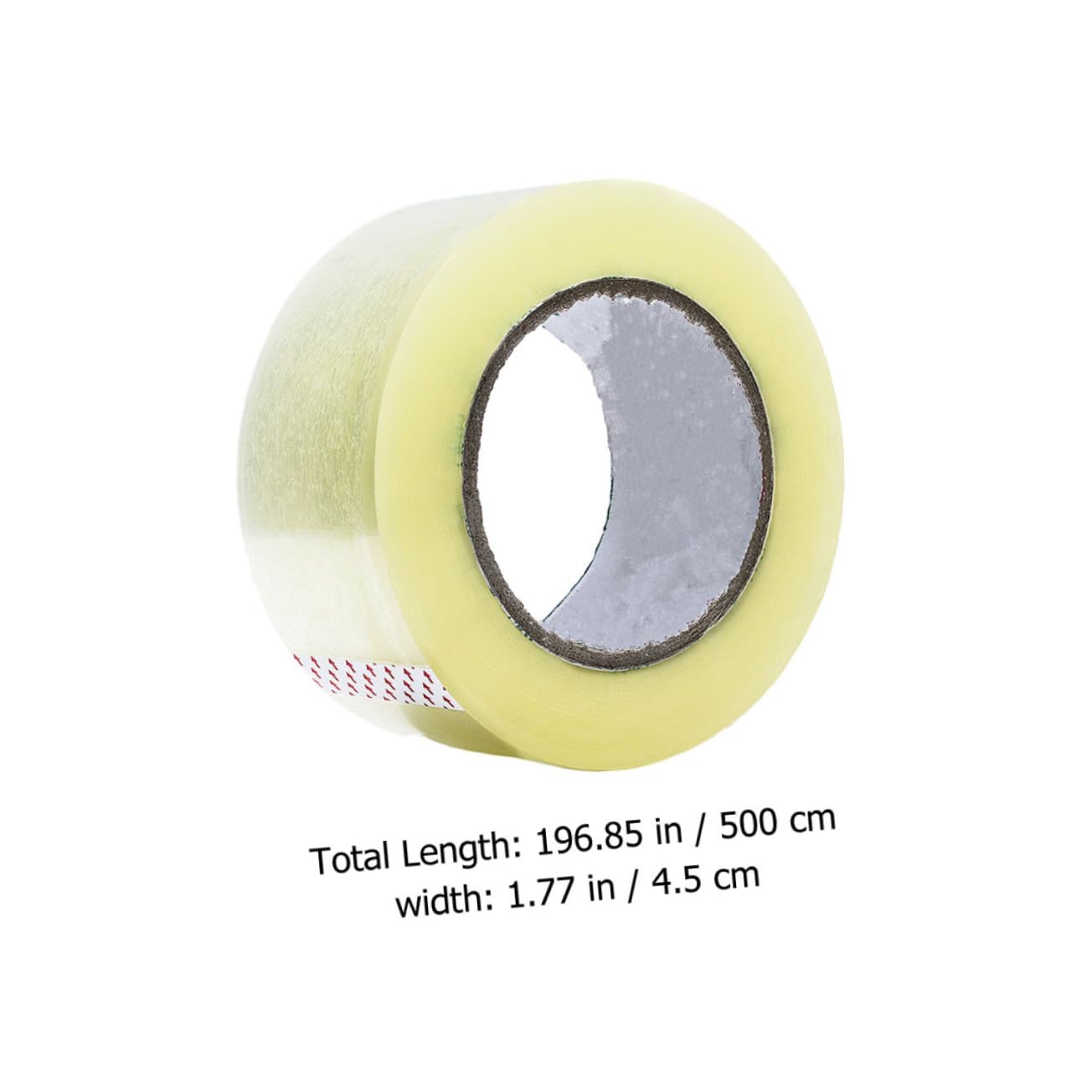 6 Rollen Transparentes Packband aus Pet Kompakt und Leicht zu Tragen Geräuschloses Verpackungsklebeband für Zuhause und Büro