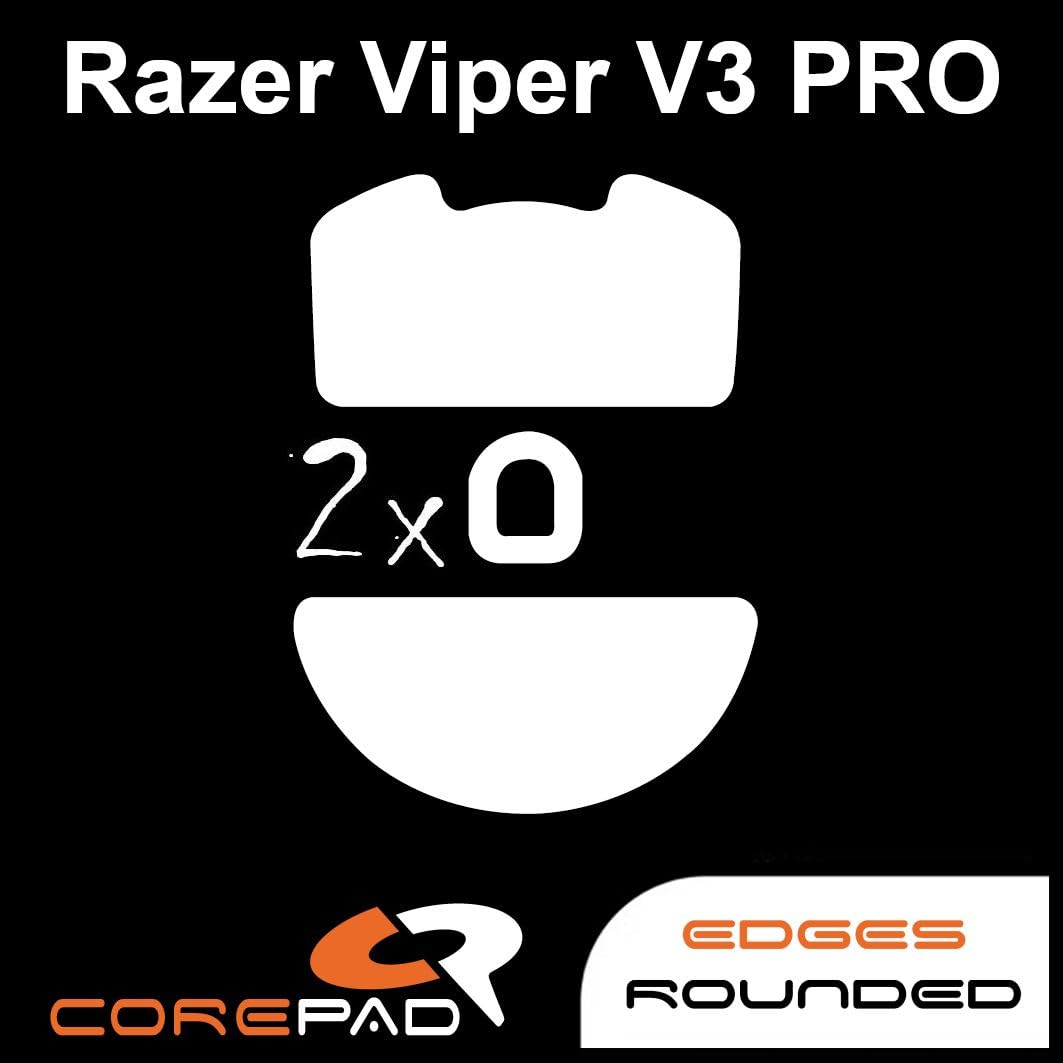 Amazon.co.jp: Corepad Skatez PRO Razer Viper V3 Pro用マウスソール
