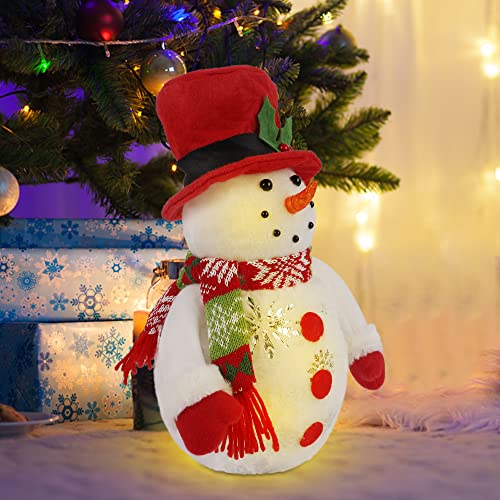 Cllayees Lighted Christmas Table Decorations, Led Lighting Snowman Tabletop Figurine, Winter Xmas Decor For Home Indoor Kitchen Room Holiday Party #TOP4