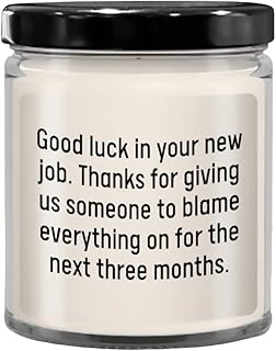 Funny Coworker Leaving Candle, Leaving Job Gift, Goodbye Coworker, Sarcastic Candle for Coworker Farewell